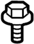 View 997860820 SCREW, TAPPING. Tire sensor screw.  Full-Sized Product Image