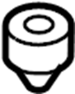 View LF5013323 Air. Filter. Housing. Insulator. (Lower) Full-Sized Product Image