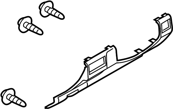 View CC2964280A34 Instrument Panel Knee Bolster (Lower) Full-Sized Product Image