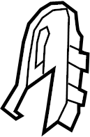 View C243882E434 Seat Hinge Cover Full-Sized Product Image