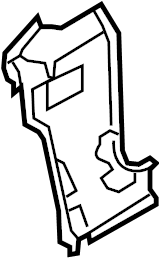 View CC2971230C Body A-Pillar Reinforcement Plate (Left, Upper) Full-Sized Product Image