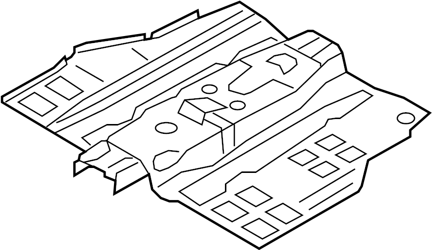 View CD8353600F Floor Pan (Front) Full-Sized Product Image