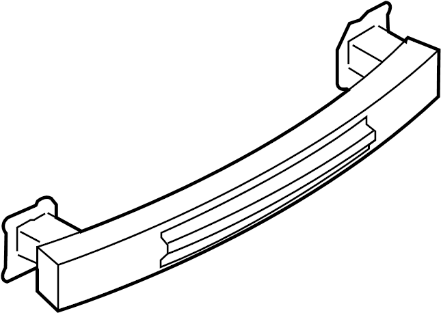 View CC4350260D Bumper Cover Reinforcement (Rear) Full-Sized Product Image