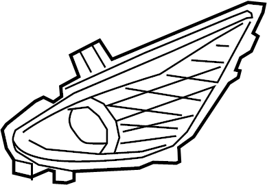 View C51350C11 Fog Light Trim (Right) Full-Sized Product Image