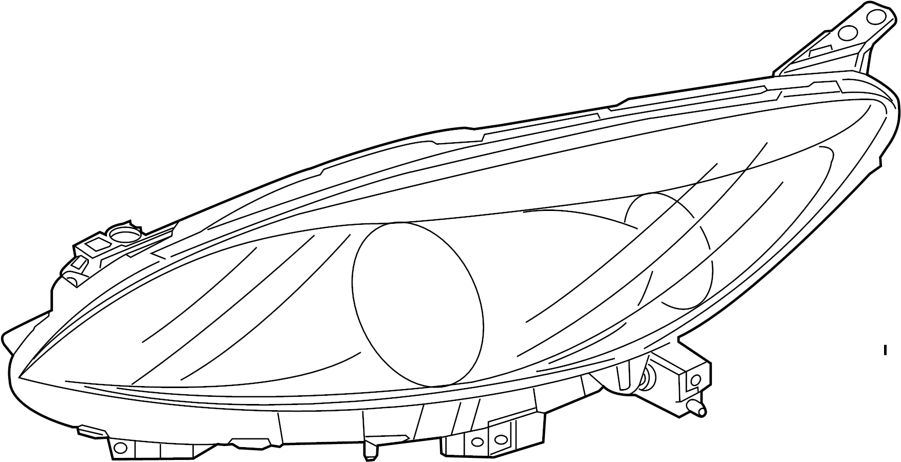 View CG3851041C Headlight (Left) Full-Sized Product Image