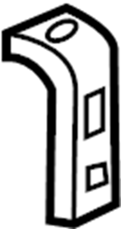 View C2355425YA Bracket. Battery.  Full-Sized Product Image