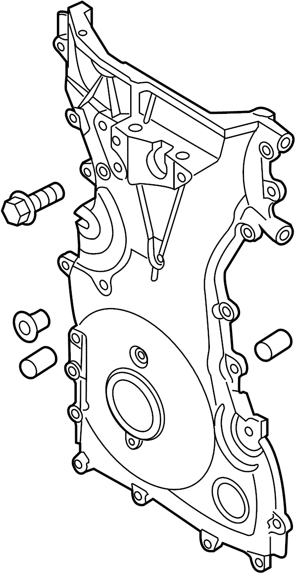 View L3AW10500 Engine Timing Cover (Front) Full-Sized Product Image