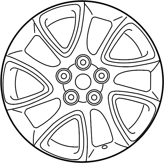 View 9965296570 Wheel Full-Sized Product Image