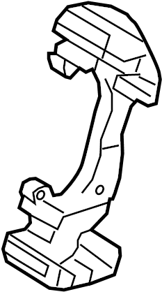 View C25633281 Disc Brake Caliper Bracket Full-Sized Product Image