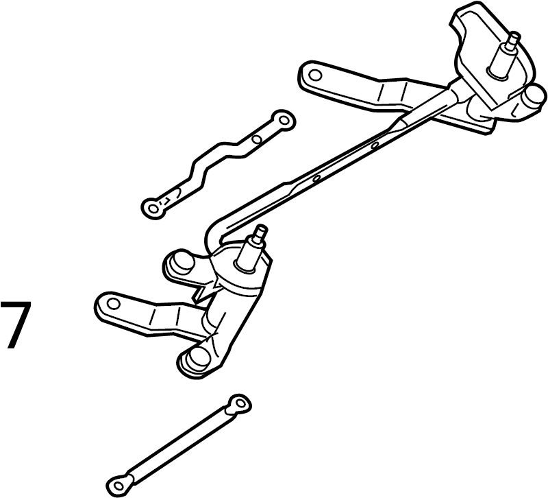 View C23567361A Arm NO.1. Link Arm. (Left) Full-Sized Product Image