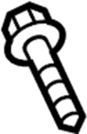 View 997350412B Bolt. Screw. Mount. Console. (Rear) Full-Sized Product Image