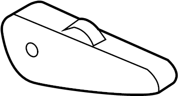 View C513881B002 Seat Armrest (Front) Full-Sized Product Image