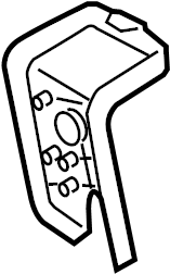 View C243881M102 Seat Frame Trim Panel Full-Sized Product Image