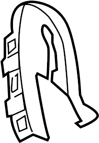 View C243882E102 Cover. Seat. Hinge. Back Recliner Adjustment Mechanism. NO.1. NO.1, Side. (Rear) Full-Sized Product Image