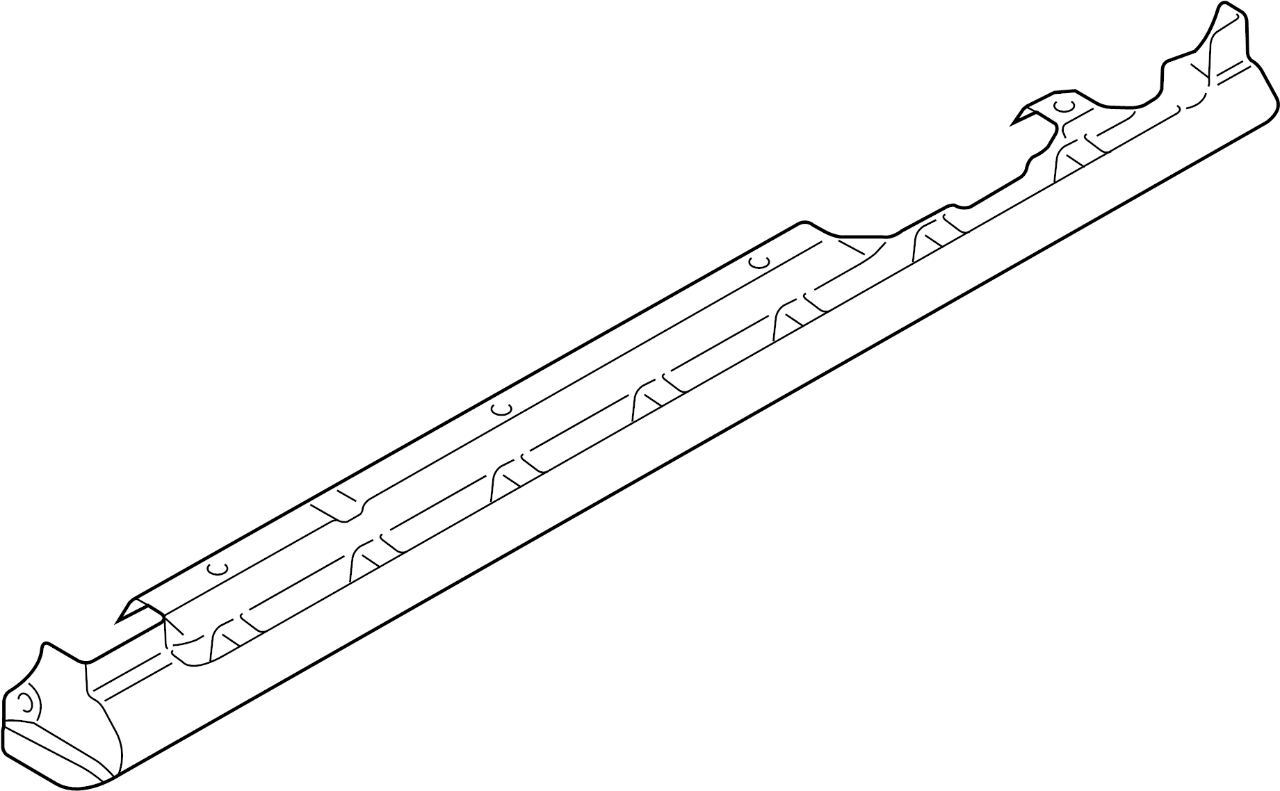 C23651P50B85 - Mazda Moulding, side step. (left) | My Mazda Part, Racine WI