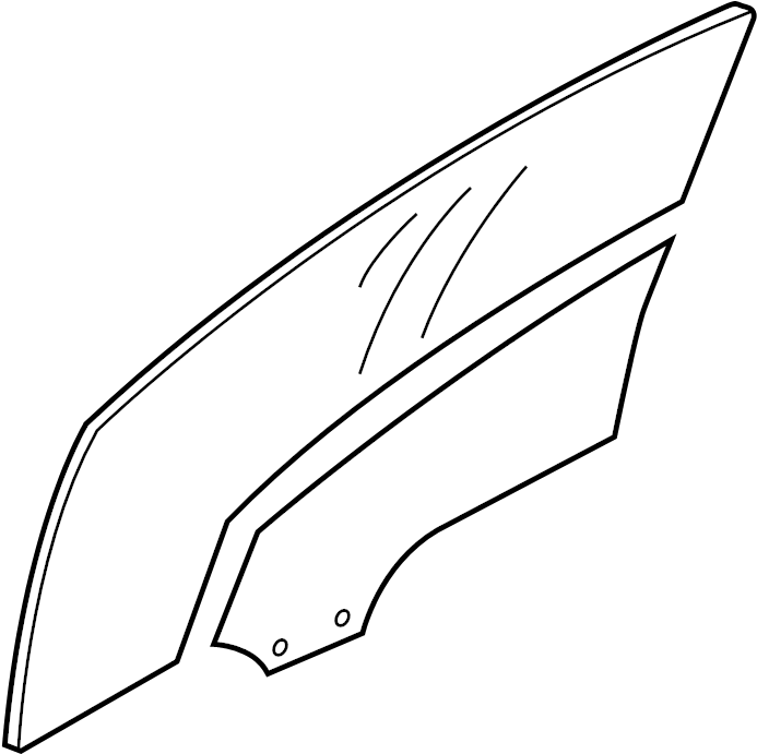 View C23658511C Door Glass (Right, Front) Full-Sized Product Image