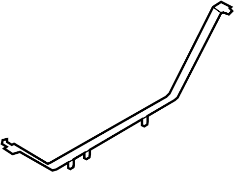 View C23542710A Fuel Tank Strap (Left) Full-Sized Product Image