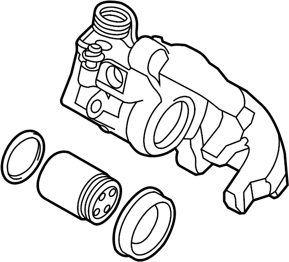 View CCY92671XA Disc Brake Caliper (Right) Full-Sized Product Image