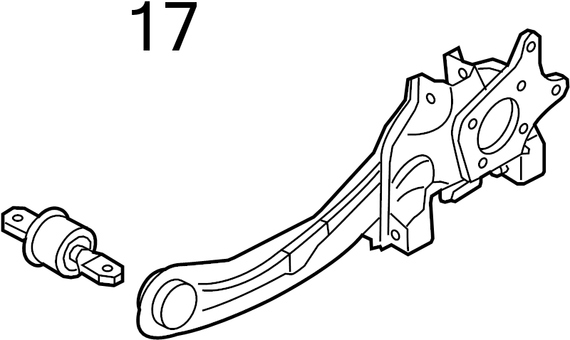 View C2Y62846X Suspension Trailing Arm Bushing (Lower) Full-Sized Product Image