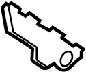 View BR6C-50-0U1A RETAINER NO.2, BUMPER Full-Sized Product Image