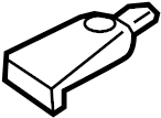 View L33D15241 Radiator Mount Bracket (Upper) Full-Sized Product Image