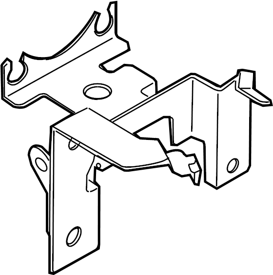 View EH4443310 ABS Modulator Bracket Full-Sized Product Image