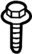 View 907940820 Bumper Impact Bar Bolt (Rear) Full-Sized Product Image