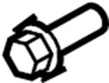 View L3K913452 Turbocharger Coolant Line Bolt Full-Sized Product Image