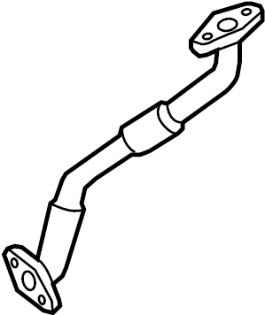 View L33E14290 Turbocharger Oil Line (Lower) Full-Sized Product Image
