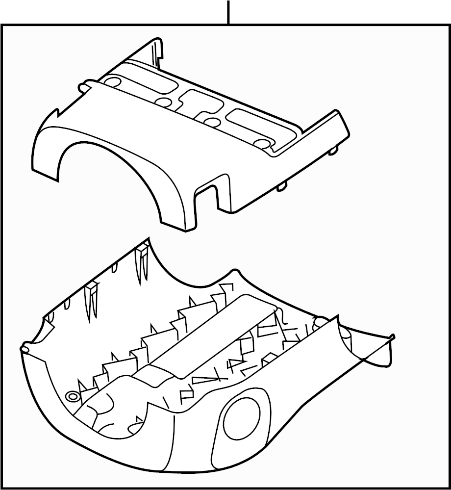 View EH446021XA02 Steering Column Cover Full-Sized Product Image