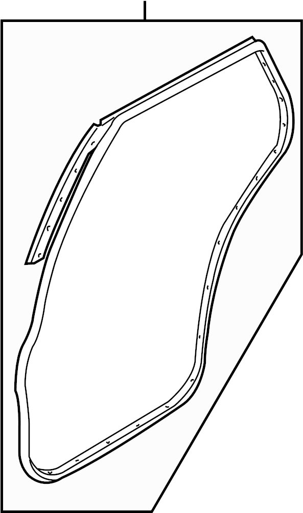 View EG2172760P Door Seal (Right, Rear) Full-Sized Product Image