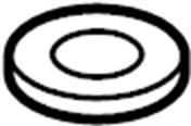 View BP4K28012A Coil Spring Insulator (Upper) Full-Sized Product Image