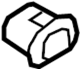 View 999100511 Grommet. Trim. Splash. Shield.  Full-Sized Product Image