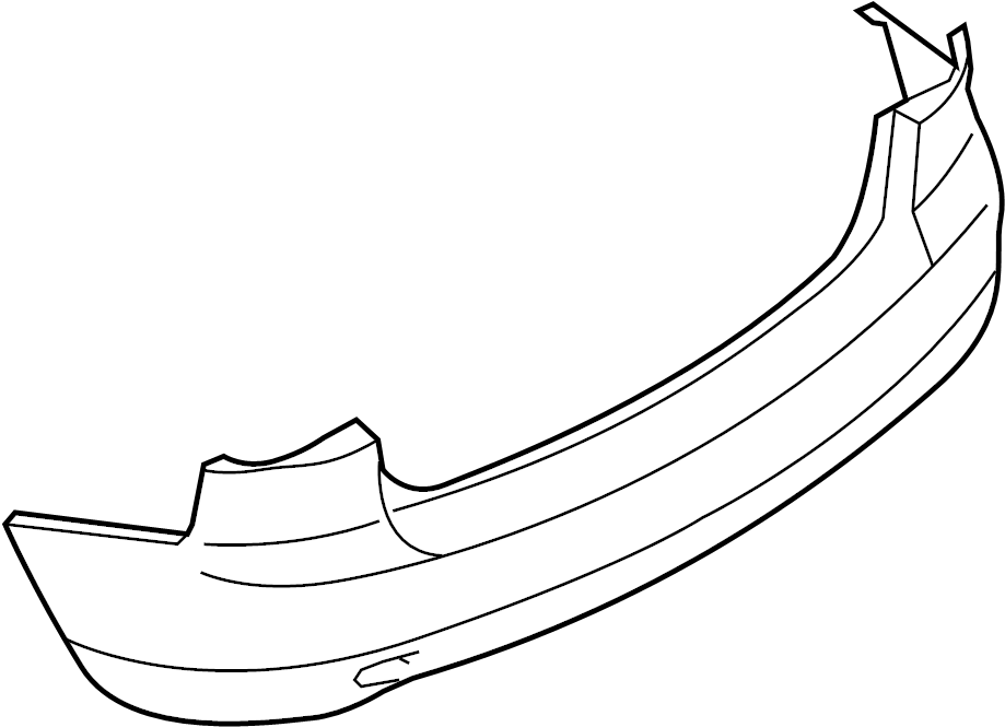 View EGY15022XCBB Bumper Cover (Rear) Full-Sized Product Image