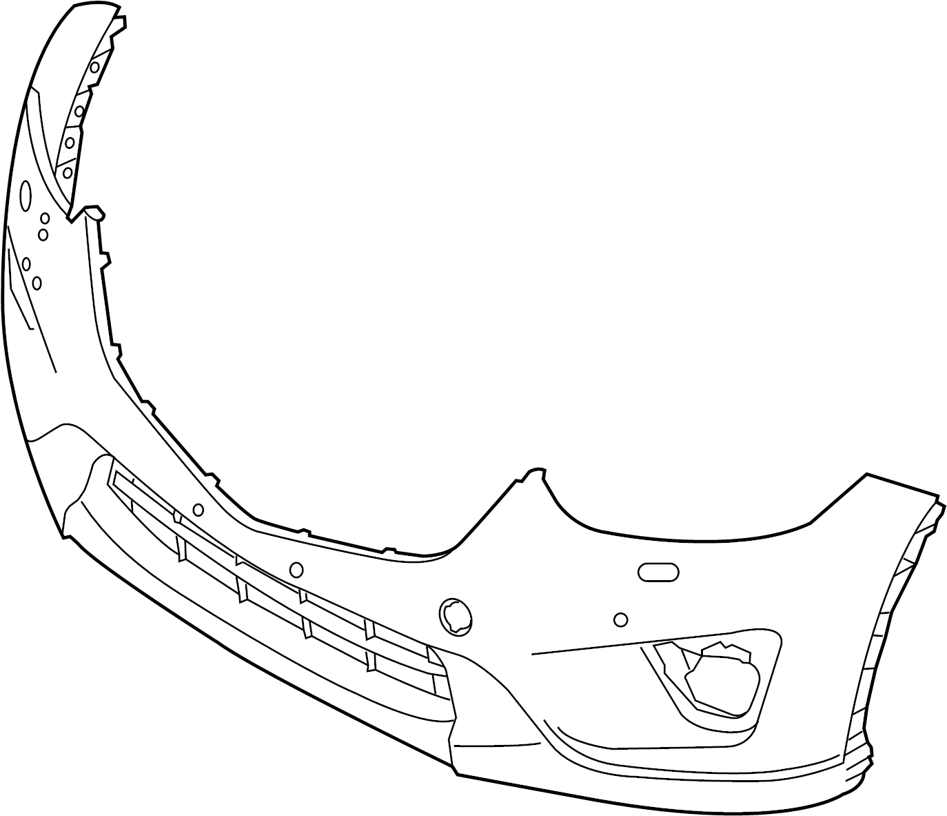 View KD4550031BB Bumper. (Front) Full-Sized Product Image