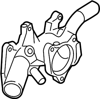 View PE011517Z Engine Coolant Thermostat Housing Full-Sized Product Image