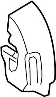 View KD5356J13A Fender Seal (Lower) Full-Sized Product Image