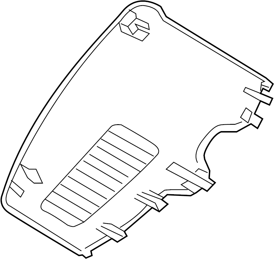 View KD4567Z31D Cover. Sensor. RigHT. (R). Radar.  Full-Sized Product Image
