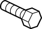 View 9XG02426S Transmission Clutch Pressure Plate Bolt Full-Sized Product Image