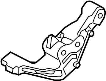 View KD5139011A Engine Support Rod Bracket Full-Sized Product Image