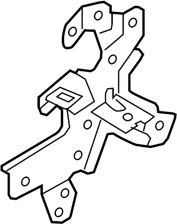 View PE011828XB Vapor Canister Purge Solenoid Bracket Full-Sized Product Image