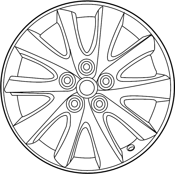 View 9965617070 Wheel Full-Sized Product Image