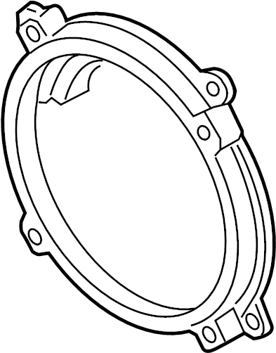 View KD4566A61 Speaker. Bracket. Door. (Front) Full-Sized Product Image