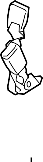 View KDY757780D01 Seat Belt Receptacle (Rear) Full-Sized Product Image