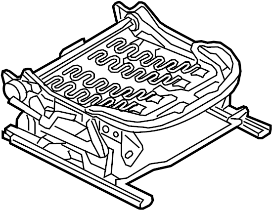 View KD3388A00 Seat Frame (Right, Front) Full-Sized Product Image