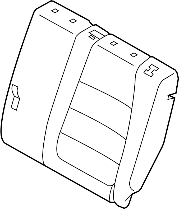 View KA0G8845134 Seat Back Cushion Cover (Rear) Full-Sized Product Image