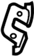 View KD45882P7 Seat Back Frame Bracket (Right, Rear) Full-Sized Product Image