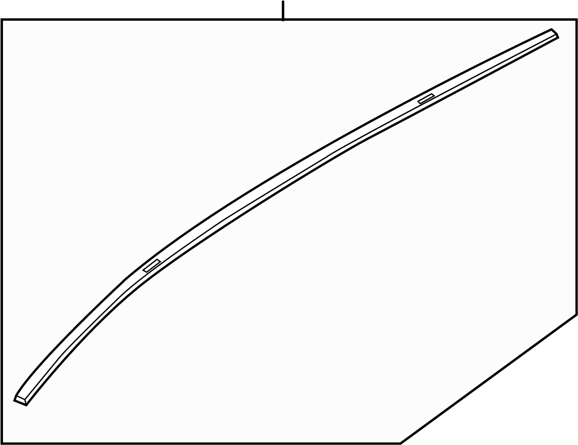 View KD33509H0 MOULDING, Roof. Roof Molding. (Right) Full-Sized Product Image