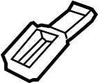 View KD53509H1 Protector, Roof MLD. Roof molding Protector. (Right) Full-Sized Product Image
