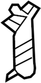 View KD537065Z Body A-Pillar Reinforcement Plate (Right, Upper) Full-Sized Product Image